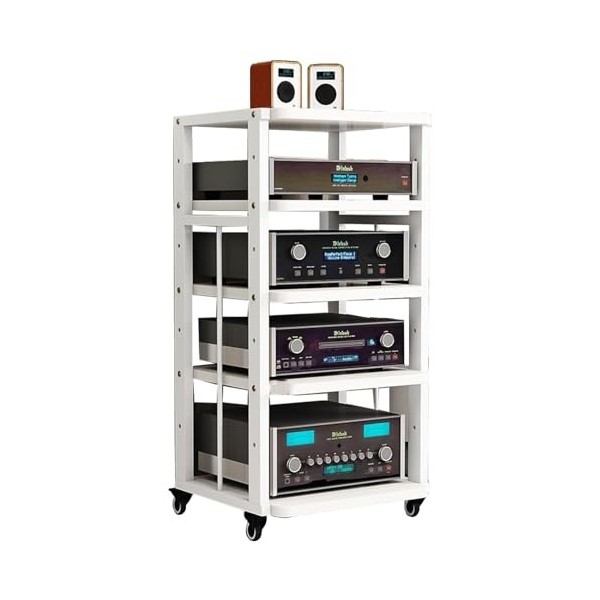 YCOVSFP Support Audio Amovible À 5 Niveaux, Support Dangle, Tour De Support Audio Stéréo, Parfait For Lecteur DVD For La Mai