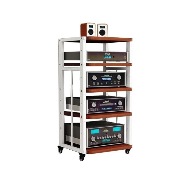 YCOVSFP Support Audio Amovible À 5 Niveaux, Support Dangle, Tour De Support Audio Stéréo, Parfait For Lecteur DVD For La Mai