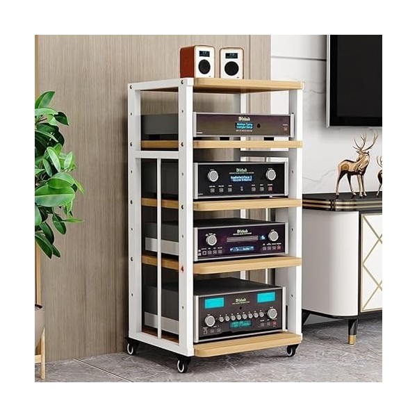 YCOVSFP Support Multimédia AV À 5 Niveaux, Support Dangle, Tour De Support Audio Stéréo, Sadapte Parfaitement Au Lecteur DV