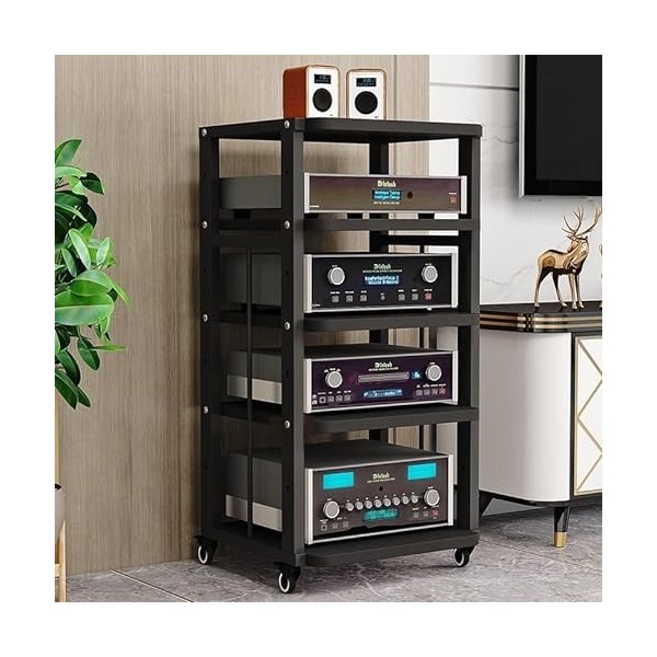 YCOVSFP Support Multimédia AV À 5 Niveaux, Support Dangle, Tour De Support Audio Stéréo, Sadapte Parfaitement Au Lecteur DV