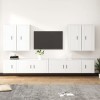VEEKI Meuble TV, Meuble TV Suspendu, Meuble TV Industriel, Meuble TV Bois, Meuble Chambre, Convient pour Salon ou Chambre, En