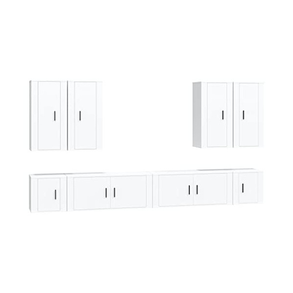 VEEKI Meuble TV, Meuble TV Suspendu, Meuble TV Industriel, Meuble TV Bois, Meuble Chambre, Convient pour Salon ou Chambre, En