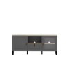 BLACK RED WHITE® Modeo Meuble TV bas - Style scandinave et moderne - 150 x 48 cm - Pour salon, salle à manger