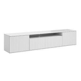 Petits-meubles Meuble TV Mural 3 Portes 200 cm Lenny Blanc