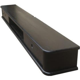 Meuble TV Flottant avec Porte coulissante en Bois, élément détagère pour Meuble TV avec Gestion des câbles, Meuble TV/Noir