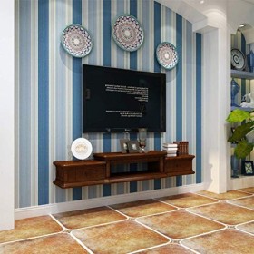 ESGT Console Multimédia Murale pour Lecteur DVD Blu-Ray, Support De Télévision, Boîtier De Télévision par Satellite, Décodeur