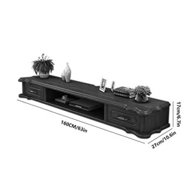 Meuble TV flottant meuble étagère TV murale centre de divertissement console multimédia en bois meuble de rangement meuble TV