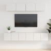 Home Hardware Businese Meuble TV 5 pièces en bois Blanc