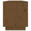 Meuble TV Marron miel 110,5x34x40 cm Bois de pin massif