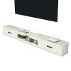 YUZDNM Meuble TV, Meuble TV Bas, Console Multimédia Murale, Étagère Flottante pour Meuble TV 120/140/160cm, Étagère Audio Vid