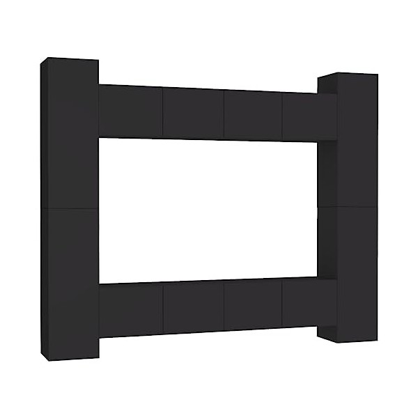 VEEKI Meuble TV, Meuble TV Suspendu, Meuble, Meuble TV avec Rangement，Meuble Industriel, Convient pour Salon ou Chambre, Ense