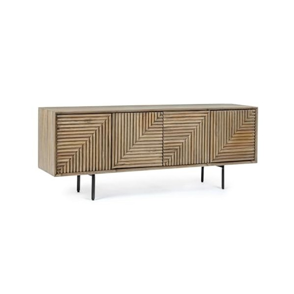 Decorspace Meuble TV "Darsey" pour intérieur 140 x 32,5 x 53h cm