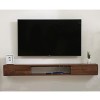 Étagère Flottante Console TV Murale Console multimédia Étagère TV Flottante Meuble TV Console de Jeu Suspendue Meuble TV Huch