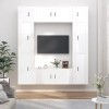 VEEKI Meuble TV, Meuble TV Suspendu, Meuble TV Industriel, Meuble TV Bois, Meuble Chambre, Convient pour Salon ou Chambre, En