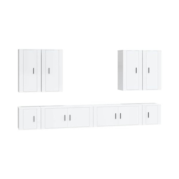 VEEKI Meuble TV, Meuble TV Suspendu, Meuble TV Industriel, Meuble TV Bois, Meuble Chambre, Convient pour Salon ou Chambre, En