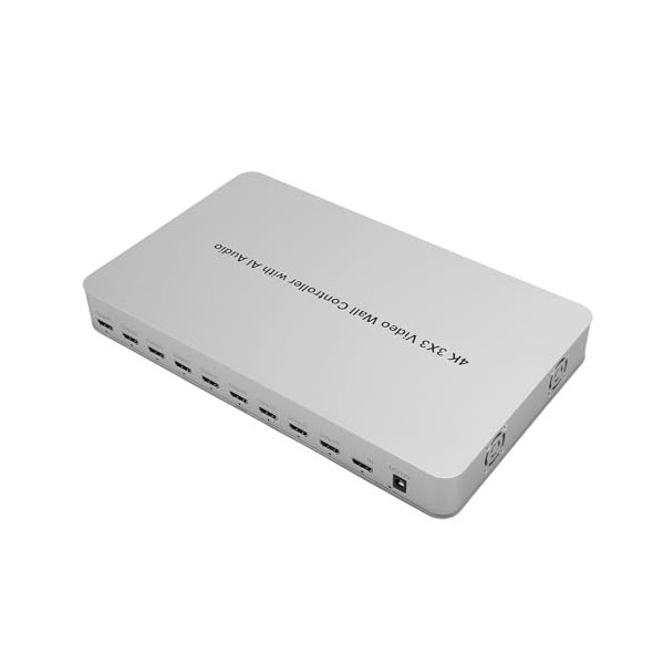 Contrôleur de Mur Vidéo dinterface Multimédia HD, Disque Local de 8 Go épisseur de Mur Vidéo 3x3 Commande Vocale Masquage de