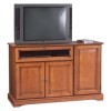 Générique Meuble TV HiFi Grand Ecran Plaqué Merisier, Bois, 46,5x120,5x77 cm