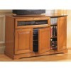 Générique Meuble TV HiFi Grand Ecran Plaqué Merisier, Bois, 46,5x120,5x77 cm