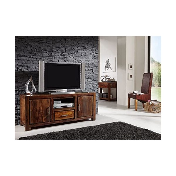 Meuble TV - Bois Massif de Palissandre laqué - Metro Life 125