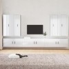 VEEKI Meuble TV, Meuble TV Suspendu, Meuble TV Industriel, Meuble TV Bois, Meuble Chambre, Convient pour Salon ou Chambre, En