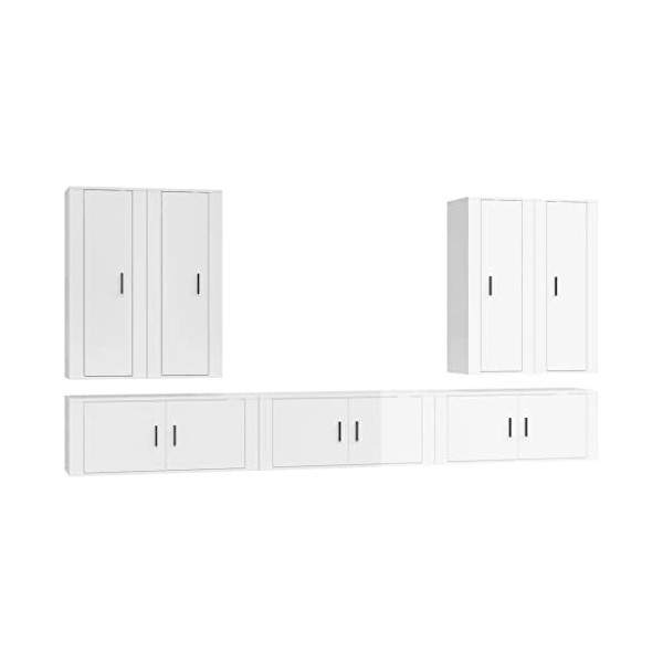 VEEKI Meuble TV, Meuble TV Suspendu, Meuble TV Industriel, Meuble TV Bois, Meuble Chambre, Convient pour Salon ou Chambre, En