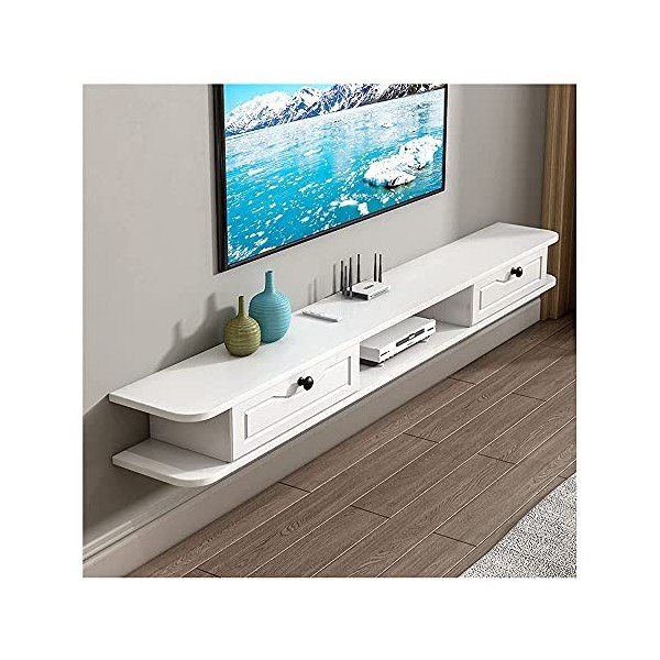 StrOux Meuble TV Flottant Meuble TV Meuble TV Unités Murales pour Salon Meuble TV Flottant Console TV en Bois pour Salon Meub