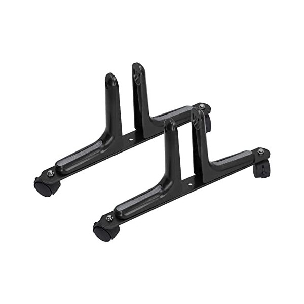 Jeanoko Support de Pieds de cloison décran, Support décran de diviseur de pièce en Alliage daluminium de 2 Ensembles Robus