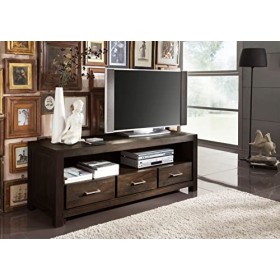 Meuble TV - Bois Massif de Palissandre laqué - Metro POLIS 129