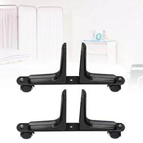 Jeanoko Support de Pieds de cloison décran, Support décran de diviseur de pièce en Alliage daluminium de 2 Ensembles Robus