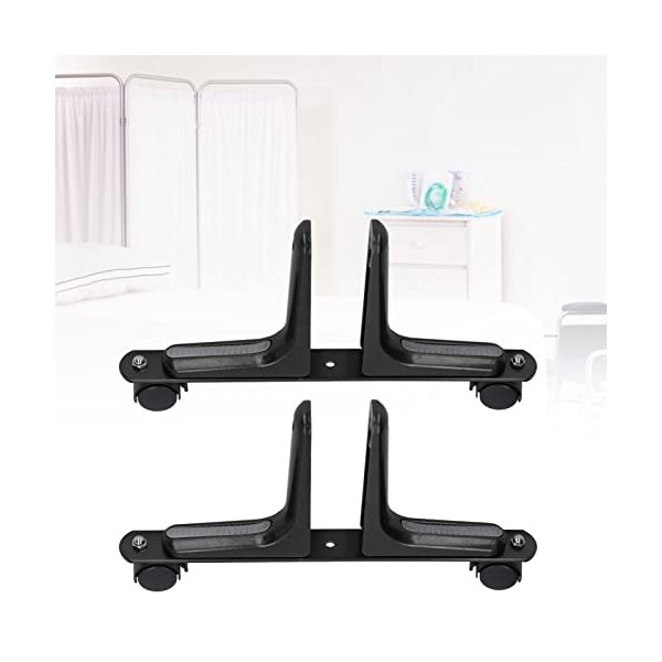 Jeanoko Support de Pieds de cloison décran, Support décran de diviseur de pièce en Alliage daluminium de 2 Ensembles Robus