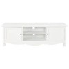 DCRAF Home Hardware Businese Meuble TV en bois Blanc 120 x 30 x 40 cm