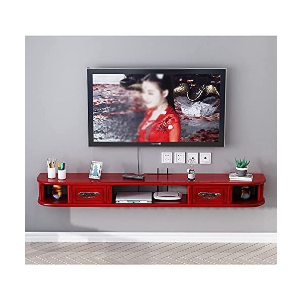 StrOux Meuble TV Flottant Meuble Meuble TV Meuble TV Unités murales pour Salon Console TV Meuble TV Meuble Mural Unité de Div