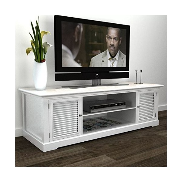 dondans Meubles Meubles Audio/vidéo et pour Home cinémaMeuble de TV BoisMateriau : MDF et Bois de pin Cadre + Fer poignee 