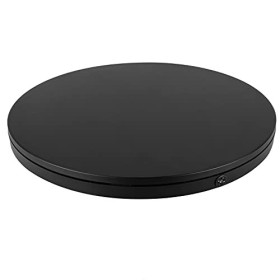 PrimeMatik - Plateau tournant Electrique 80 cm Noir et 100Kg de Charge