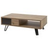 AltoBuy Carson - Ensemble Salon Meuble TV + Table Basse Piètement Métal A
