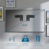 Xantron® SF01 Fixation Murale TV Samsung 43-85" / Support Mural TV Extra Plat 60 kg Max. - Matériel de Montage Inclus