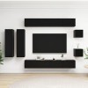 VEEKI Meuble TV, Meuble TV Suspendu, Meuble, Meuble TV avec Rangement，Meuble Industriel, Convient pour Salon ou Chambre, Ense