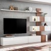 Paris Prix - Ensemble Meuble TV Design Quill 250cm Blanc