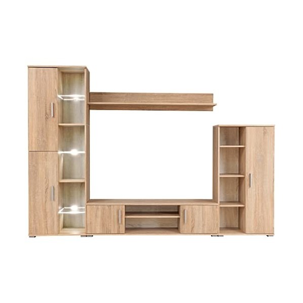 VEEKI Meuble TV, Meuble TV Suspendu, Meuble télé, Meuble TV Industriel, Meuble Chambre, Convient pour Salon ou Chambre, Unité