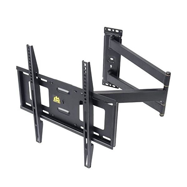 FORGING MOUNT Support mural dangle longue portée pour téléviseurs/moniteurs de 23 à 60 pouces, extension lisse de 84 cm et p