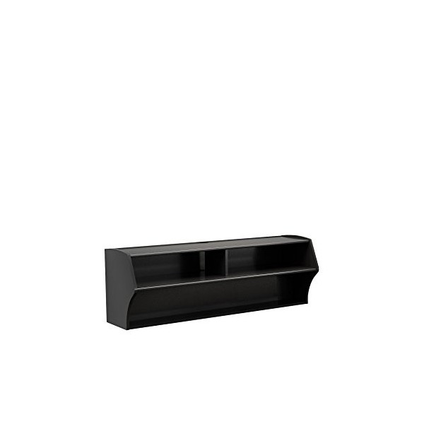 Prepac Altus Fixation Murale Audio/Vidéo Console, Noir