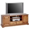Beaux Meubles Pas Chers 67392 Meuble Grand Ecran TV Merisier 159 cm, Bois, Marron, 159