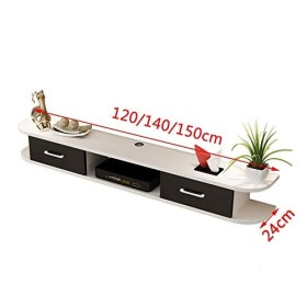 Meuble TV, Meuble TV Flottant, unité de Divertissement Murale pour la Maison, Organisateur Parfait pour Votre Espace de Diver