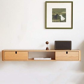 Meuble TV Flottant Meuble TV Mural avec tiroir Etagère Murale Etagère Flottante Meuble Mural Suspendu Set-Top Box Routeur CD 