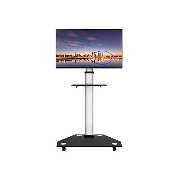 XYQB Meuble pour Téléviseur À Écran Plat, Chariot De Télévision Mobile avec Plancher Et Support De ParkingXYQB