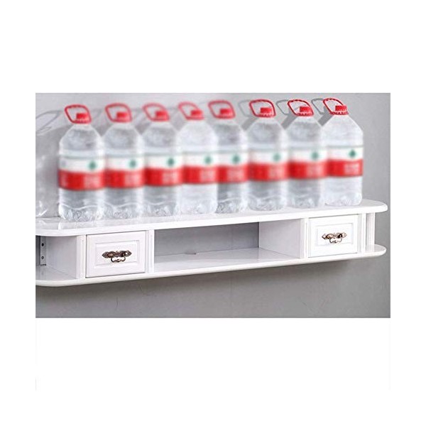 Meuble TV Meuble TV Flottant Meuble TV Meuble TV Unités Murales pour Salon Suspendu Décodeur TV Support de Rangement Multiméd