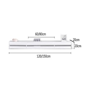 Meuble TV Suspendu, Trou De Fil De Routeur Meuble TV Flottant en Bois avec 3 Portes À Charnières, Console Média TV pour Salon