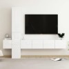 Home Hardware Businese Meuble TV 5 pièces en bois Blanc brillant