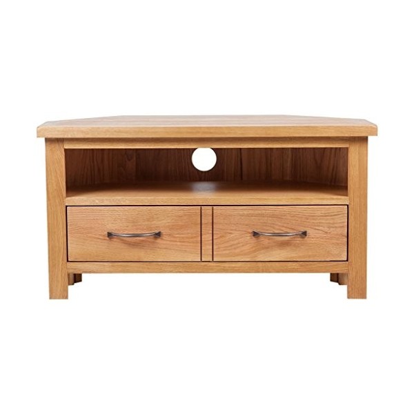 xingshuoonline Table de chêne pour TV avec Un tiroir, 88&nbsp;x 42&nbsp;x 46&nbsp;cm Meuble TV Un tiroir