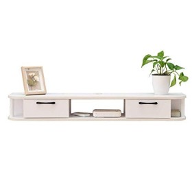 Meuble TV, Console multimédia Murale Moderne Étagère TV Flottante Meuble TV pour La Maison Organisateur Parfait pour Votre Es
